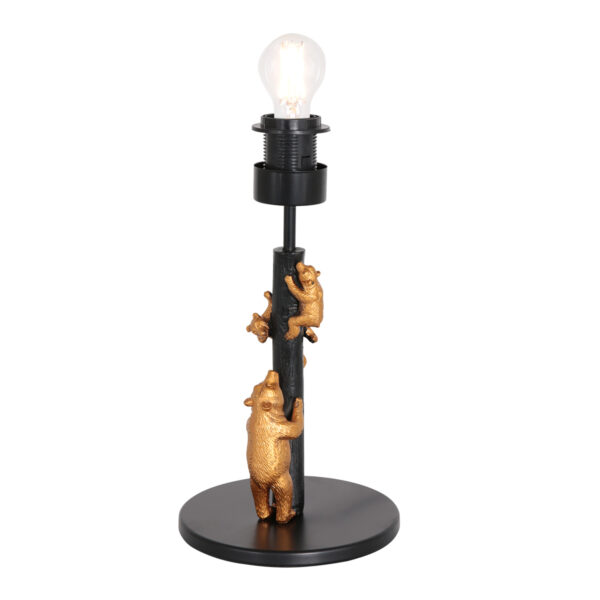 Trendy zwarte metalen tafellamp Anne Light & Home Animaux - Image 14