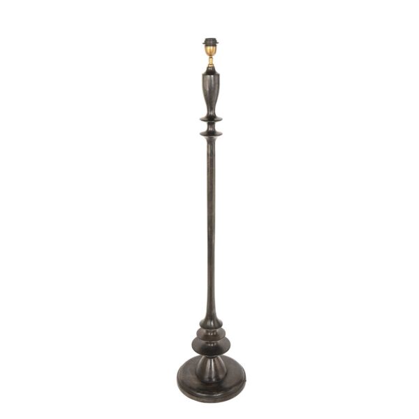 Landelijke zwarte houten vloerlamp Anne Light & Home Bois - Image 8
