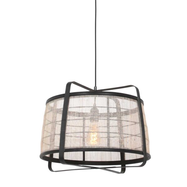 Anne Lighting Capos hanglamp – ø 48 cm – In hoogte verstelbaar – E27 (grote fitting) – Zwart
