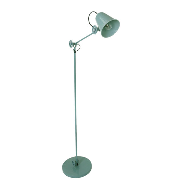 Anne Lighting Dolphin staande leeslamp - industrieel - 160 cm hoog - verstelbaar - mintgroen - Afbeelding 19