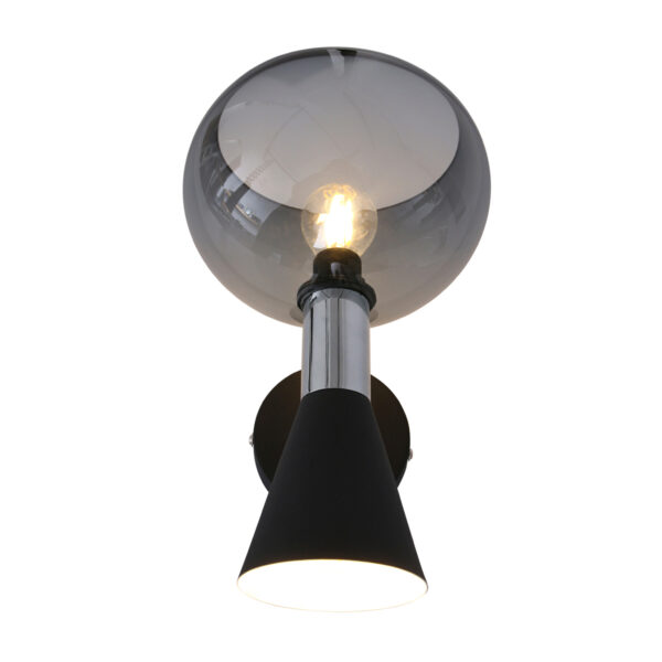 Retro zwarte kunststof metalen Anne Light & Home Fastlåst - Image 12