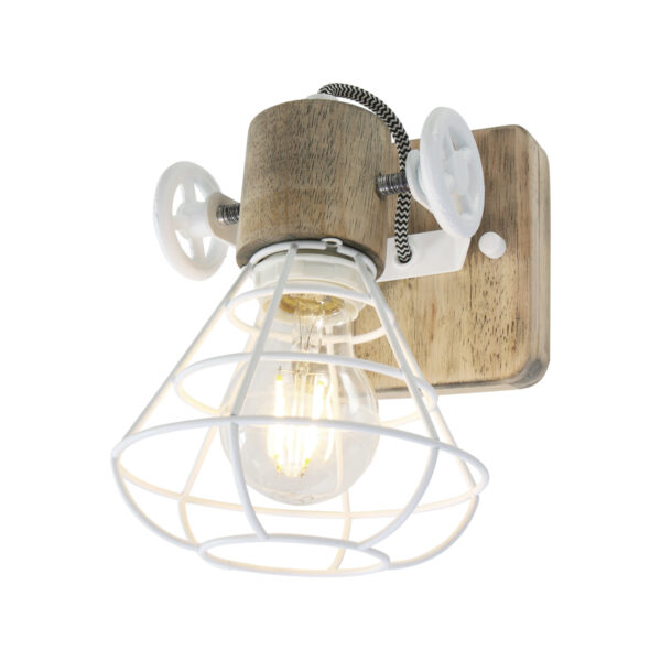 Houten draad wandlamp Anne Light & Home Guersey - Image 9