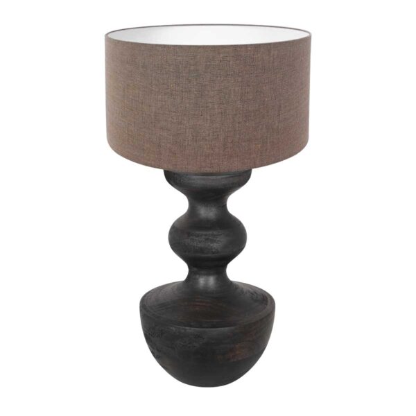 Anne Lighting Lyons tafellamp – ø 40 cm – Niet verstelbaar – E27 (grote fitting) – Zwart