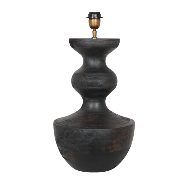 Zwarte tafellamp met licht gele kap Anne Light & Home Lyons - Image 16