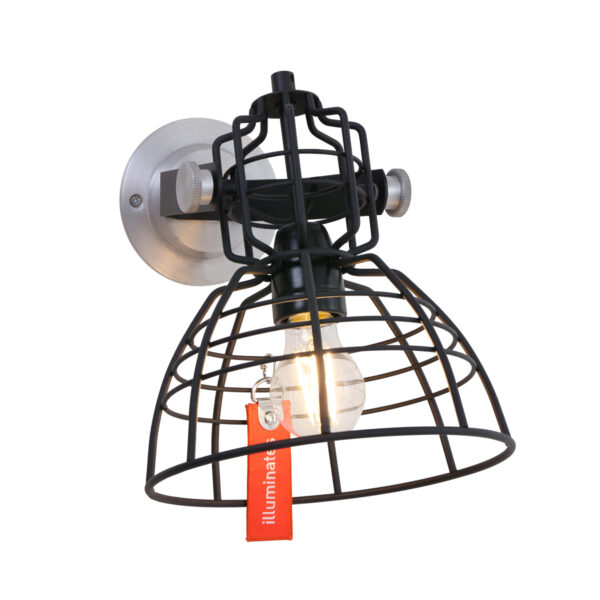 Anne Lighting Mark III draad wandlamp - kap ⌀22 cm - draai- en kantelbaar - zwart - Image 12