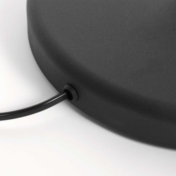 Moderne vloerlamp voet zwenkarm zwart Mexlite Bella - Image 10
