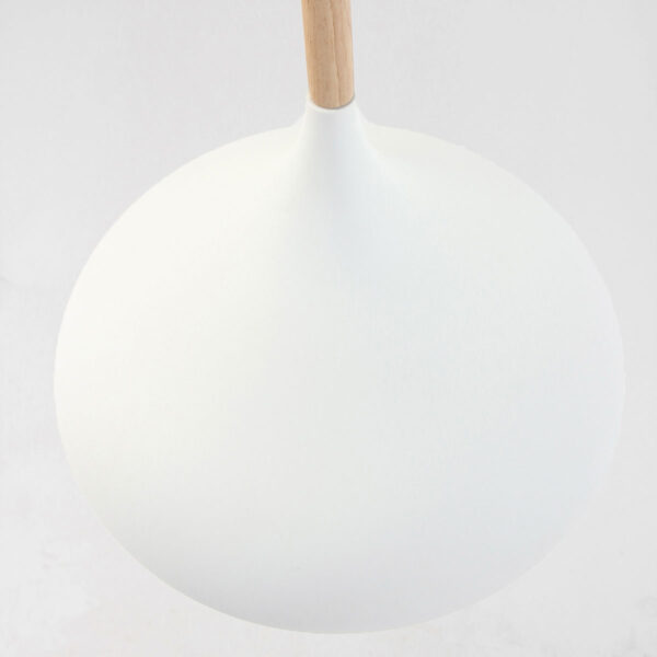 Scandinavische hanglamp met hout Mexlite Bjorr - Image 11