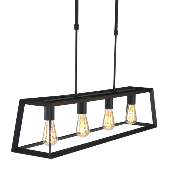 Mexlite Buckley hanglamp – E27 (grote fitting) – Zwart
