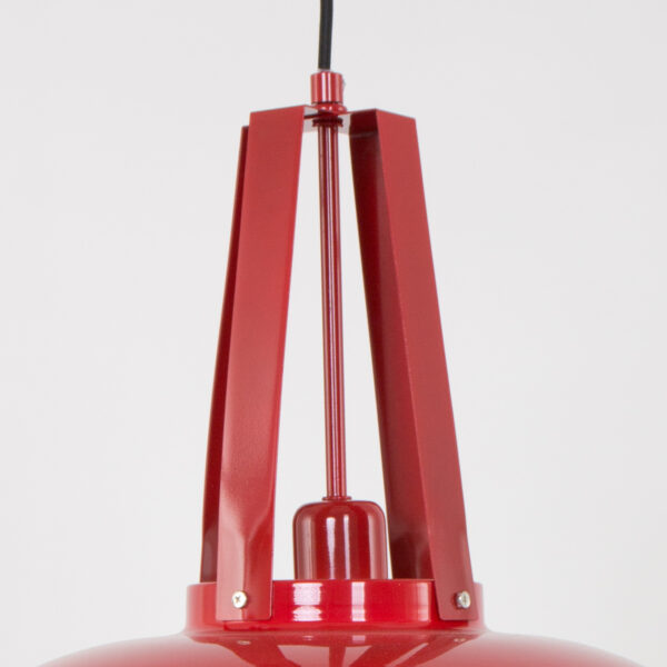Retro rode metalen hanglamp Mexlite Eden - Image 10