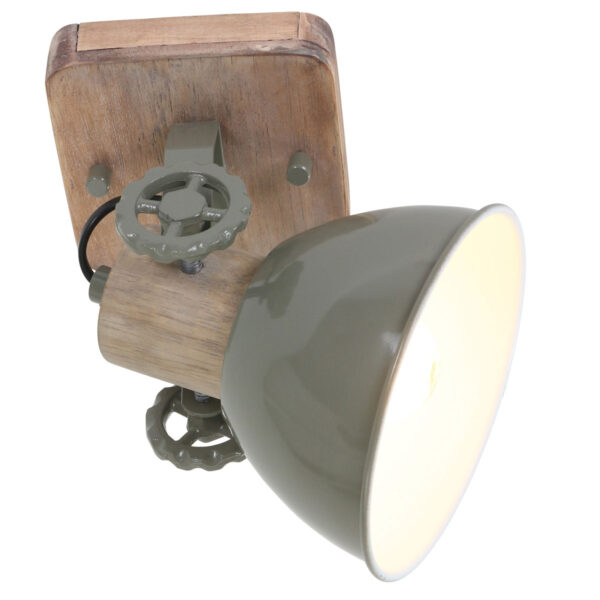 Plafondspot met hout Mexlite Gearwood - Image 11