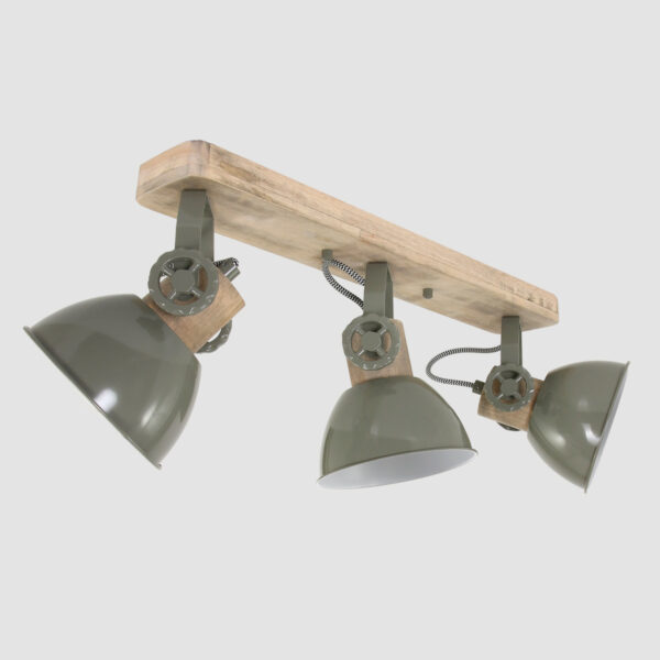 Industriële groene metalen rubberwood spot Mexlite Gearwood - Image 10