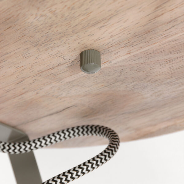 Ronde stoere drielichts plafondlamp Mexlite Gearwood - Image 15