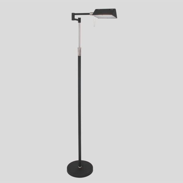Trendy vloerlamp zwart metaal knikarm Mexlite Karl - Image 20