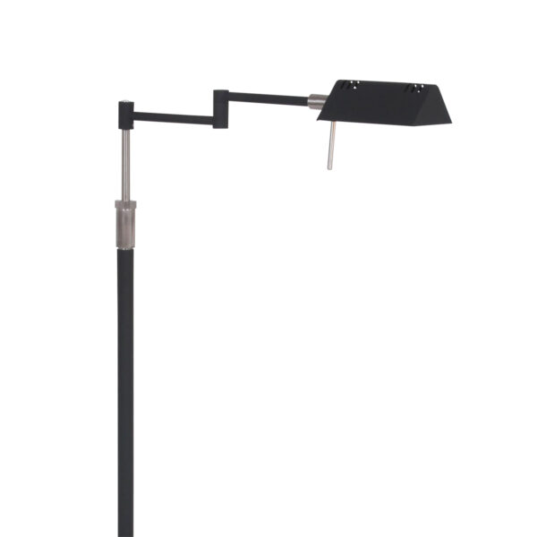 Trendy vloerlamp zwart metaal knikarm Mexlite Karl - Image 21