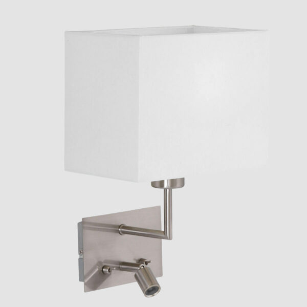 Moderne metalen stalen stoffen wandlamp Mexlite Nouveau - Image 13