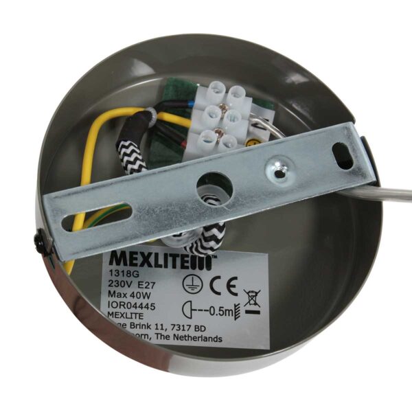 Industriële groene metalen hanglamp Mexlite Nove - Image 15