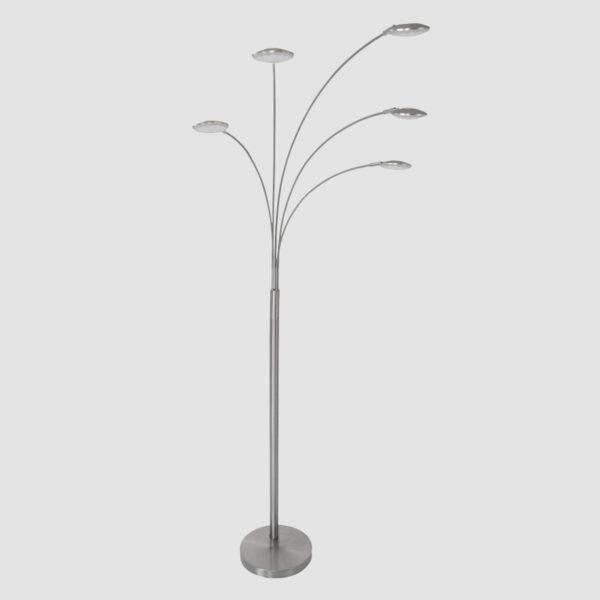 Moderne glazen stalen vloerlamp Mexlite Synna - Image 20