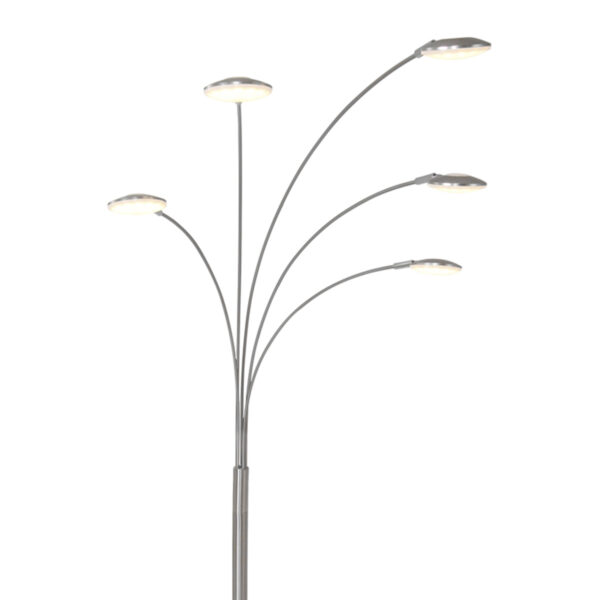 Moderne glazen stalen vloerlamp Mexlite Synna - Image 21