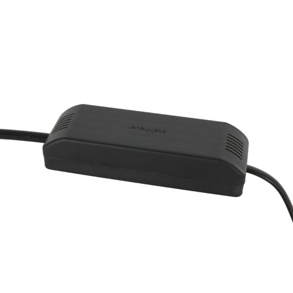 Steinhauer Ancilla tafellamp - rookglazen kap - 33 cm hoog - modern - E14 - zwart - Image 13