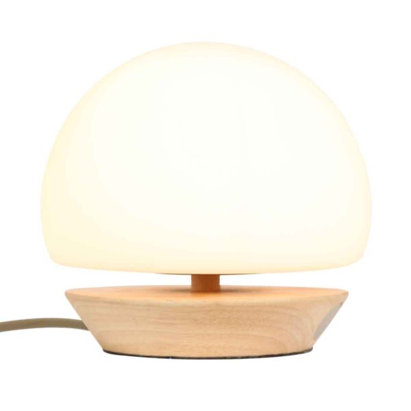 Steinhauer Ancilla tafellamp - 16,5 cm hoog - ingebouwd LED - touchdimmer - hout - Image 14