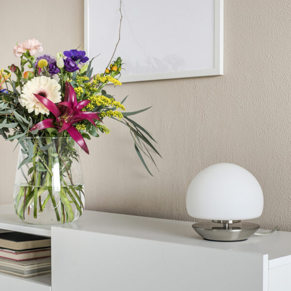 Steinhauer Ancilla tafellamp - 16,5 cm hoog - ingebouwd LED - touchdimmer - staal - Image 12