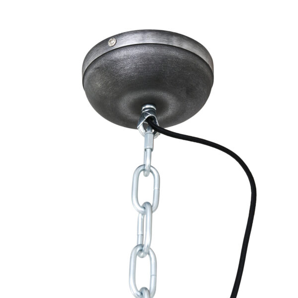 Steinhauer Bikkel hanglamp - ø32 cm - in hoogte verstelbaar - E27 - zwart met staal - Image 9