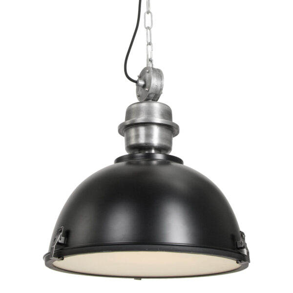 Steinhauer Bikkel hanglamp – ø 42 cm – E27 (grote fitting) – Zwart