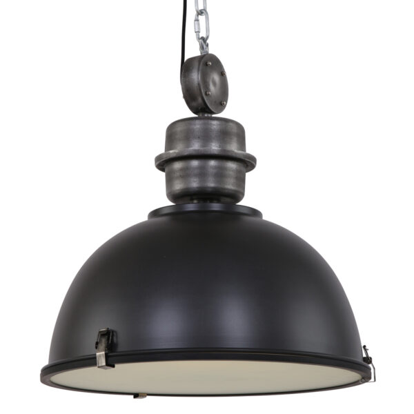 Steinhauer Bikkel hanglamp – ø 52 cm – E27 (grote fitting) – Zwart
