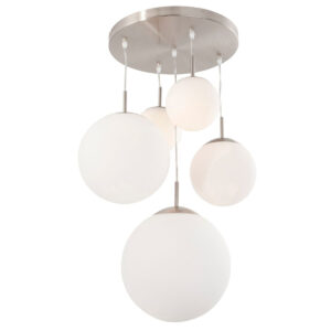 Steinhauer Bollique hanglamp – ø 60 cm – In hoogte verstelbaar – E27 (grote fitting) – Staal