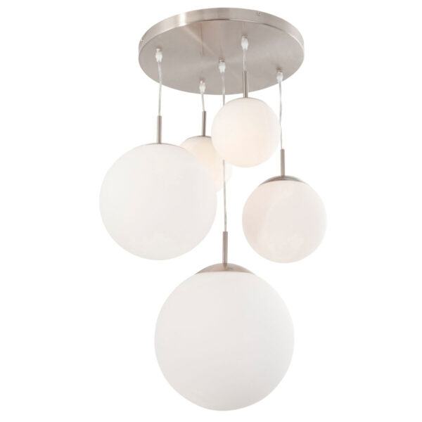 Steinhauer Bollique hanglamp – ø 60 cm – In hoogte verstelbaar – E27 (grote fitting) – Staal
