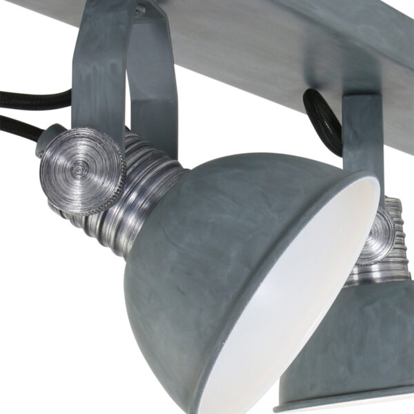 Steinhauer Brooklyn drielichts plafondlamp - inclusief GU10 lichtbron - dim to warm - 60 cm breed - grijs - Image 13