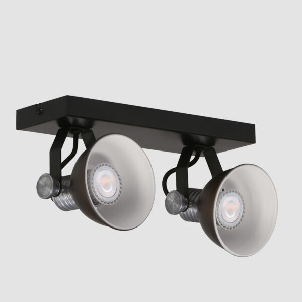 Steinhauer Brooklyn plafondlamp - 2 spots - draaibaar & kantelbaar - incl. led - zwart - Image 14