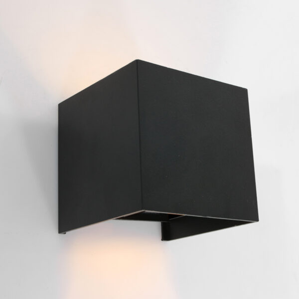 Steinhauer Cebu buitenlamp - vierkant 10 cm - lichtsensor - incl. ingebouwd LED - zwart - Image 18