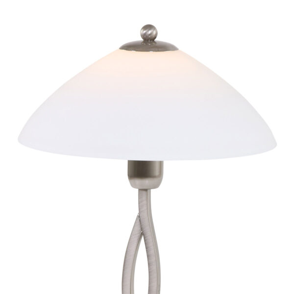 Steinhauer Capri schemer tafellamp - 45 cm hoog - kap Ø25 cm - E27 - staal - Image 14