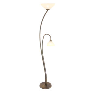 Steinhauer Capri vloerlamp – E27 (grote fitting) – Brons