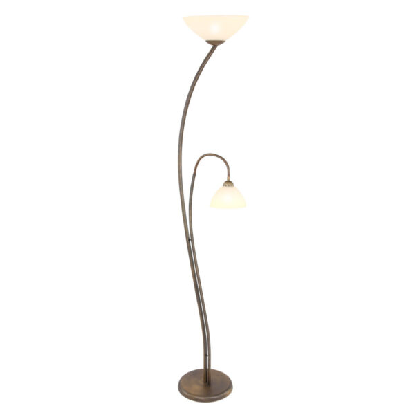 Steinhauer Capri vloerlamp – E27 (grote fitting) – Brons