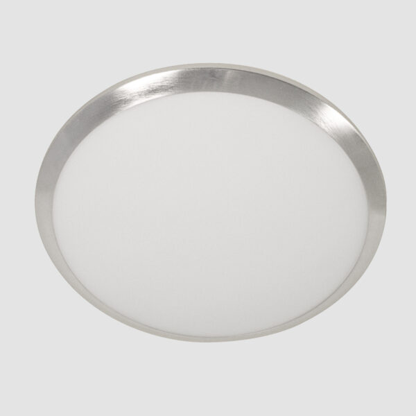 Steinhauer Ceiling and Wall plafonnière - stalen rand - Ø 26 cm - E27 - staal - Image 9