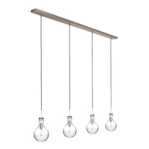 Steinhauer Elegance led hanglamp – In hoogte verstelbaar – E14 (kleine fitting) – Staal