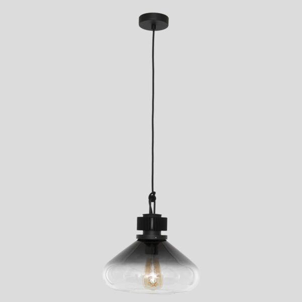 Steinhauer Flere hanglamp - E27 - in  hoogte verstelbaar - ⌀30 cm - rookglas - Image 14