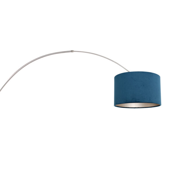 Steinhauer Sparkled Light wandlamp - booglamp - verstelbaar - staal met blauwe kap - Afbeelding 16