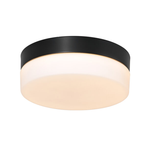 Steinhauer Ikaro plafonniere – ø 24 cm – Ingebouwd (LED) – Zwart