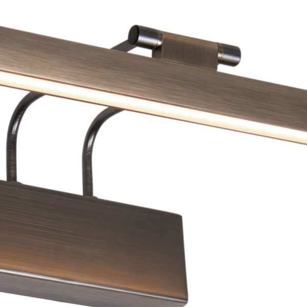 Steinhauer Litho schilderijlamp - 32 cm breed - incl. LED - incl. dimmer - brons - Image 13