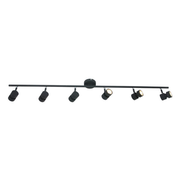 Steinhauer Natasja plafondlamp - zeslichts - LED - 134 cm breed - draai- en kantelbaar - zwart - Afbeelding 15