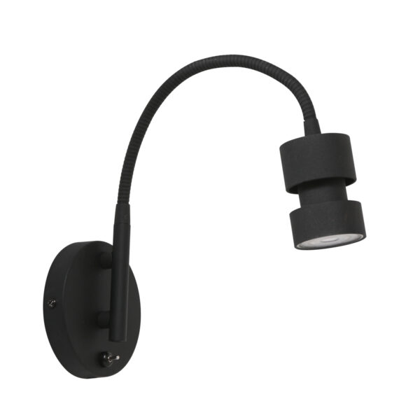Steinhauer Natasja wandlamp - buigbaar - LED - GU10 - zwart - Image 15