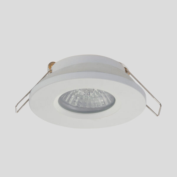 Steinhauer Pelite ronde inbouwspot - Ø 10 cm - GU10 - metaal - wit - Image 11
