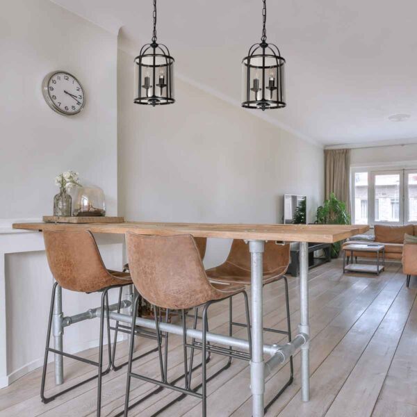 Steinhauer Pimpernel hanglamp –– smokeglas en zwart - Image 12