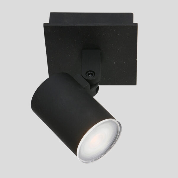 Steinhauer Noirs opbouwspot - incl. LED GU10 - kantelbaar - zwart - Image 13