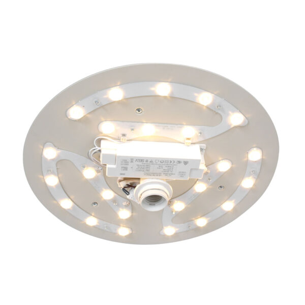 Steinhauer Prestige Chic plafondlamp - met velours blauwe kap - Ø40 cm - dimbaar - Image 8