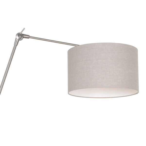 Steinhauer Prestige Chic wandlamp - kap ⌀30 cm - tot 105 cm diep - dimmer op het product - E27 - staal en grijs - Image 15