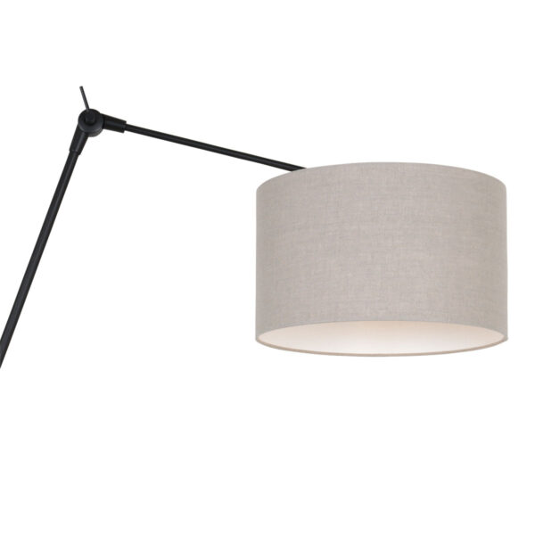 Steinhauer Prestige Chic wandlamp - kap ⌀30 cm - tot 105 cm diep - dimmer op het product - E27 - zwart en grijs - Image 16